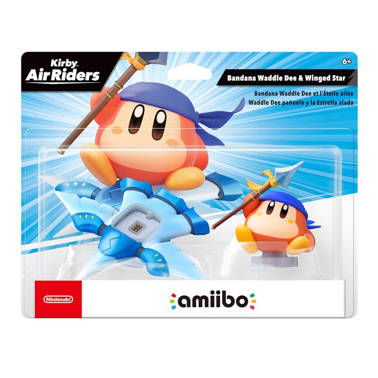 NINTENDO Amiibo Kirby Air Rider Bandana Waddle & Winged Star