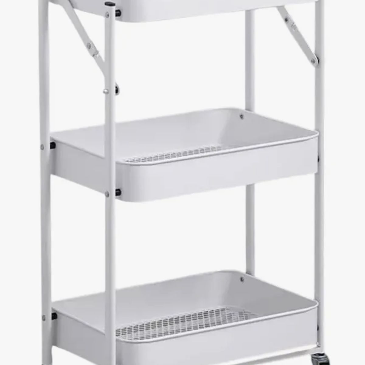 OKAY - Estante Carrito Organizador Mutiuso Plegable Con Ruedas