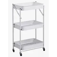 OKAY - Estante Carrito Organizador Mutiuso Plegable Con Ruedas