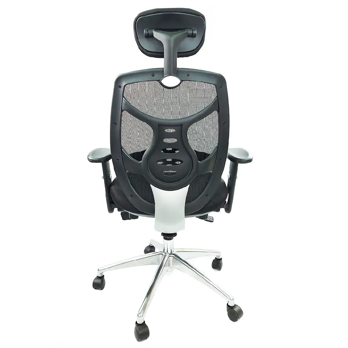 GENERICO - Silla Gerencial Ergonómica Con Cabecera Base Aluminio