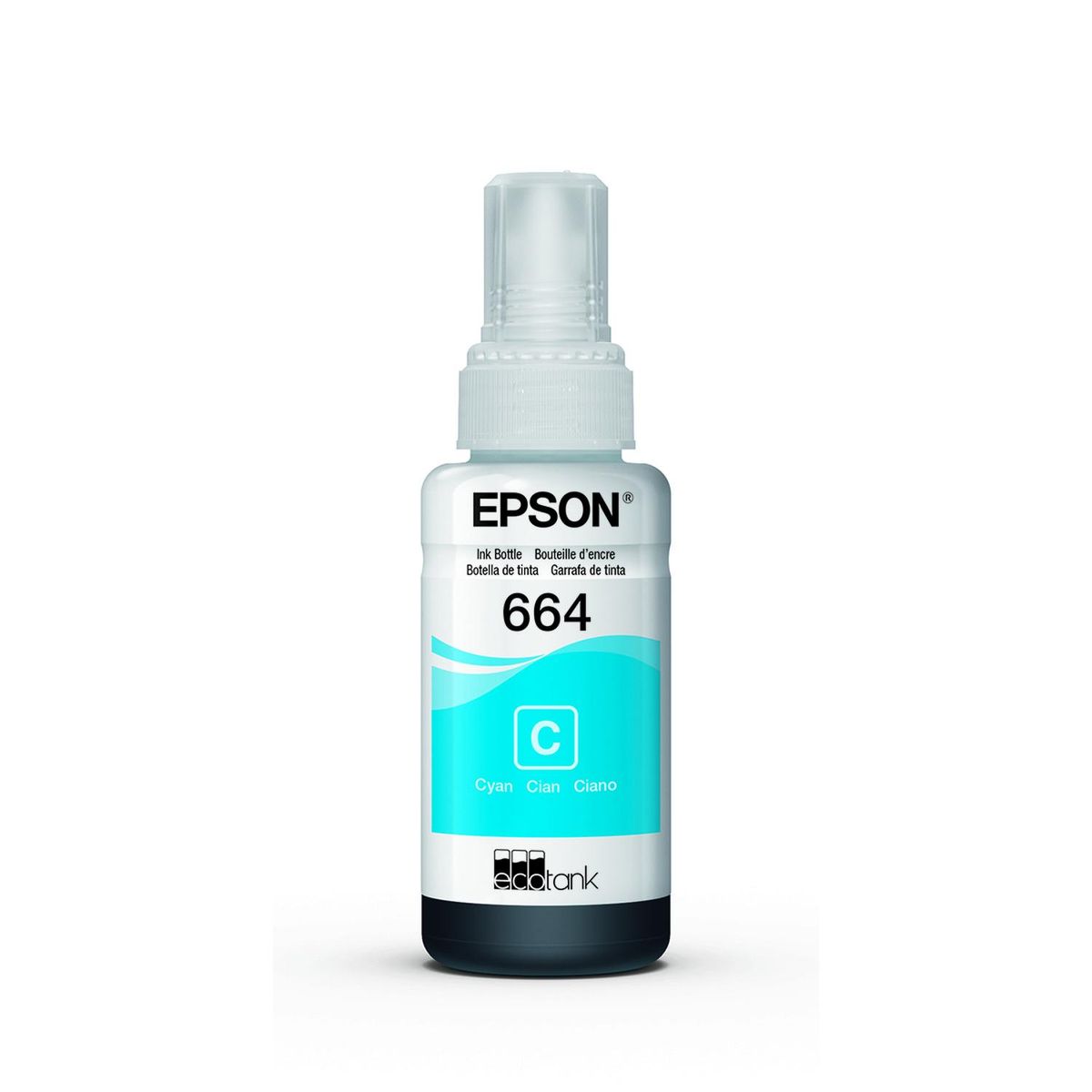 EPSON - Botella De Tinta Epson T664 Cyan