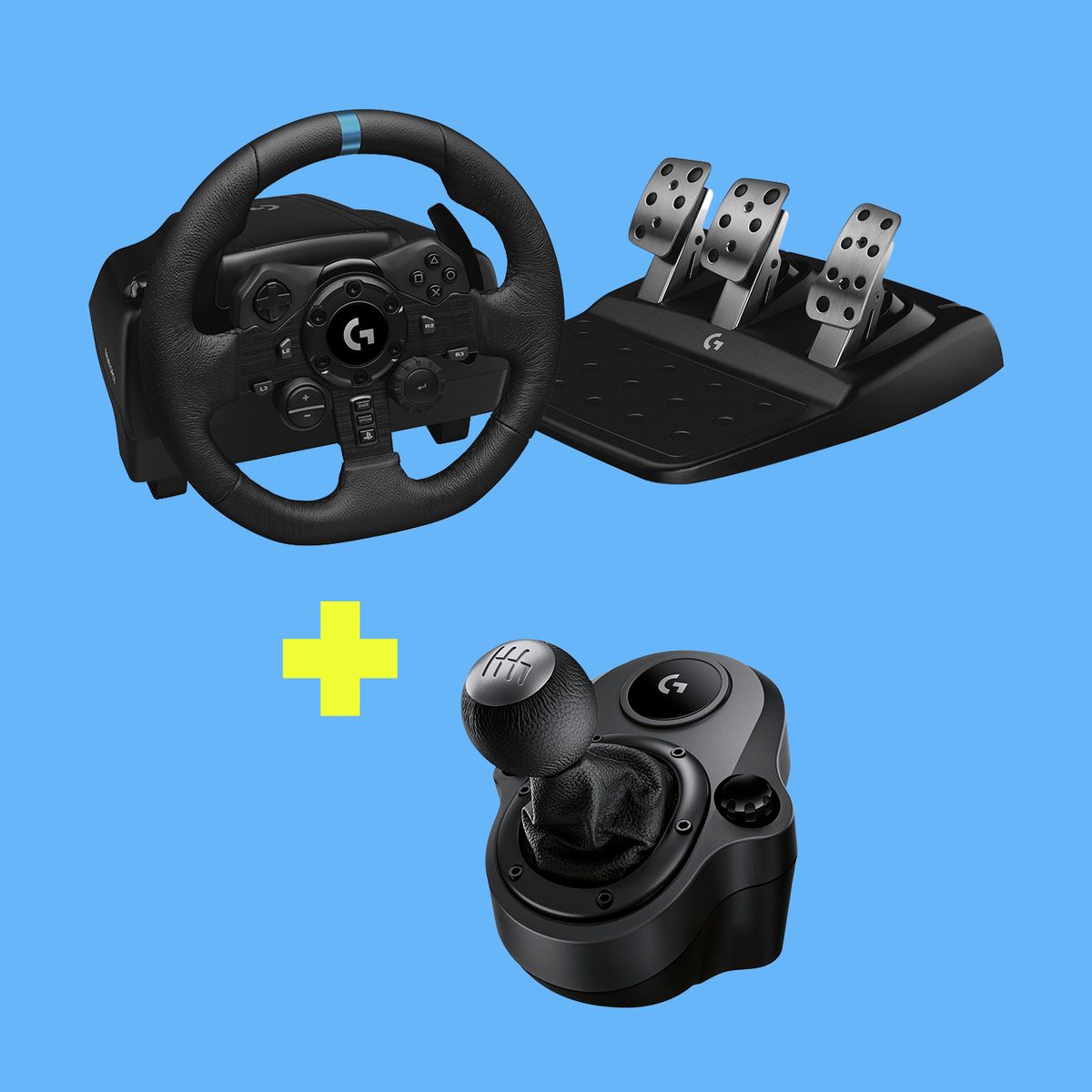 LOGITECH - Kit Volante G923 Ps4 + Palanca De Cambios Negro Com03