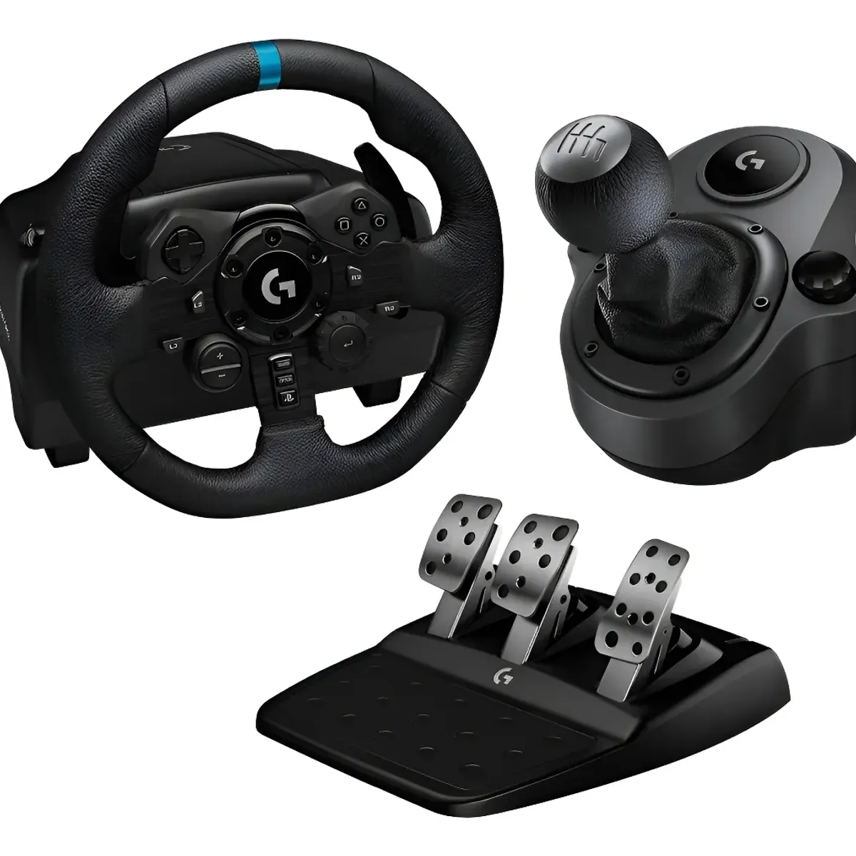 LOGITECH - Kit Volante G923 Ps4 + Palanca De Cambios Negro Com03