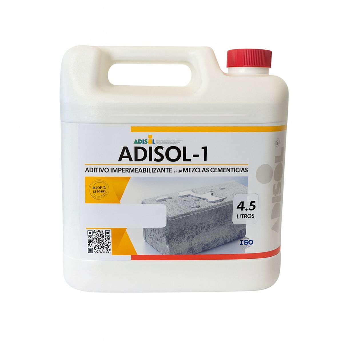 TAKURU - Aditivo Hidrófugo ADISOL 1 - Impermeabilización para Morteros y Hormigón