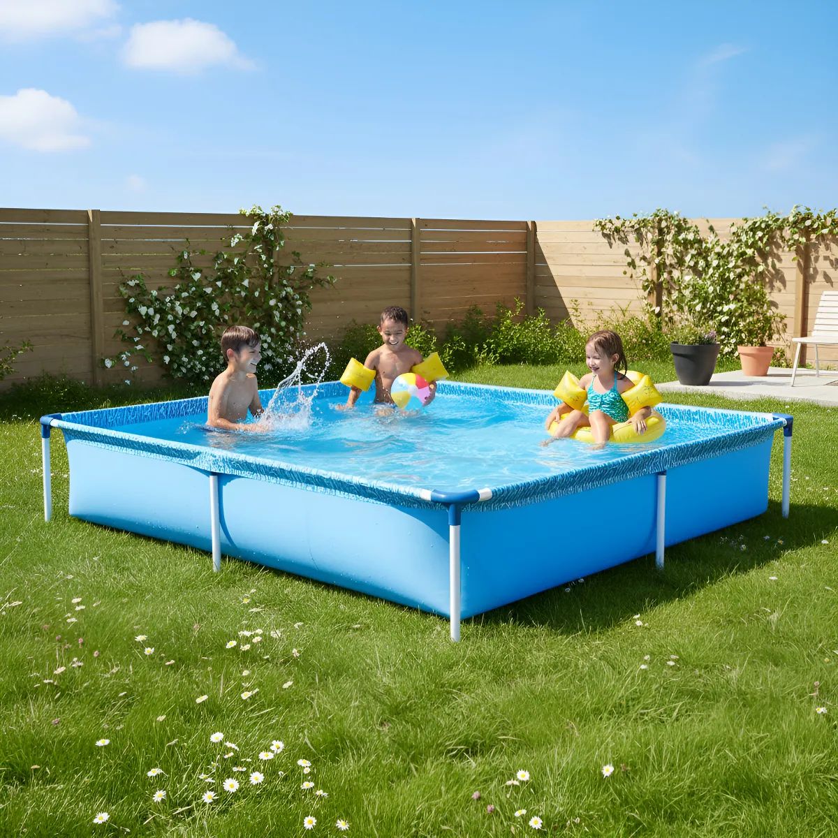 Piscina Rectangular 1500 Litros Mor, marca MOR - Foto Principal