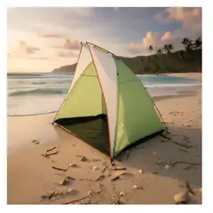 ALPES - Carpa Playa Camping Paraviento 2 Personas Proteccion Verde