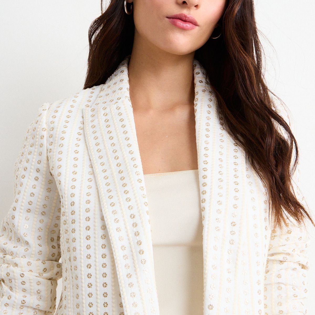 IO - Blazer Fantasia Mujer Crudo Io