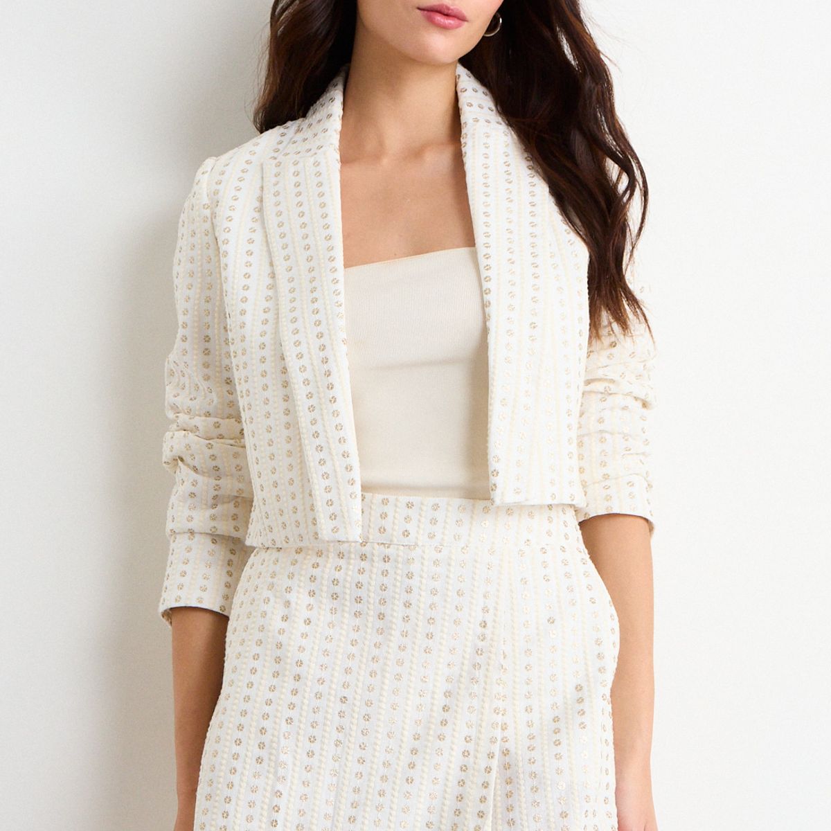 IO - Blazer Fantasia Mujer Crudo Io