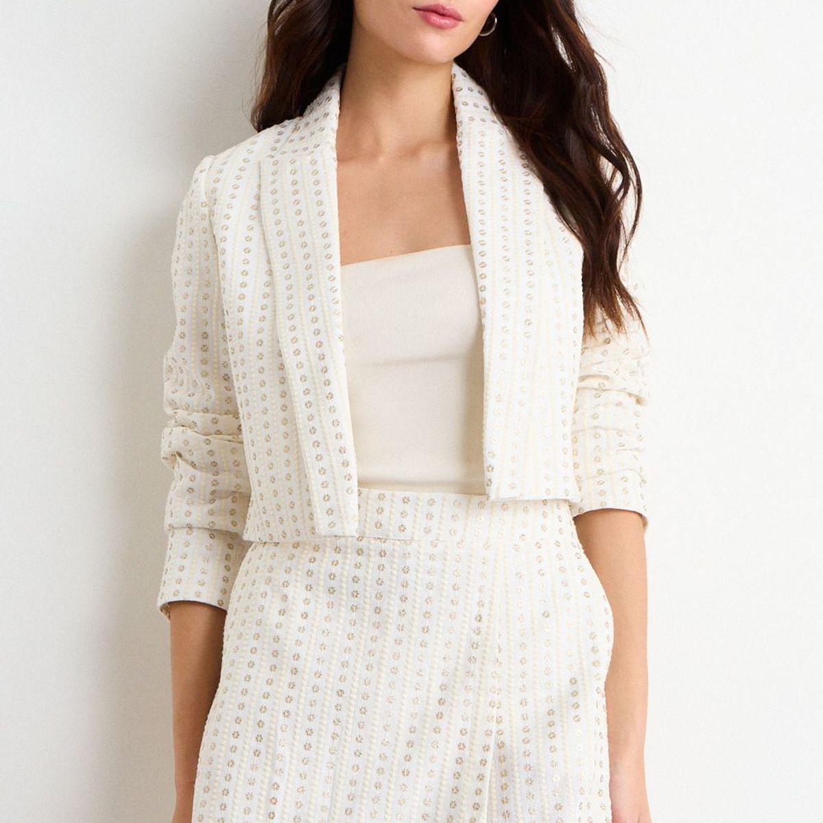 IO - Blazer Fantasia Mujer Crudo Io