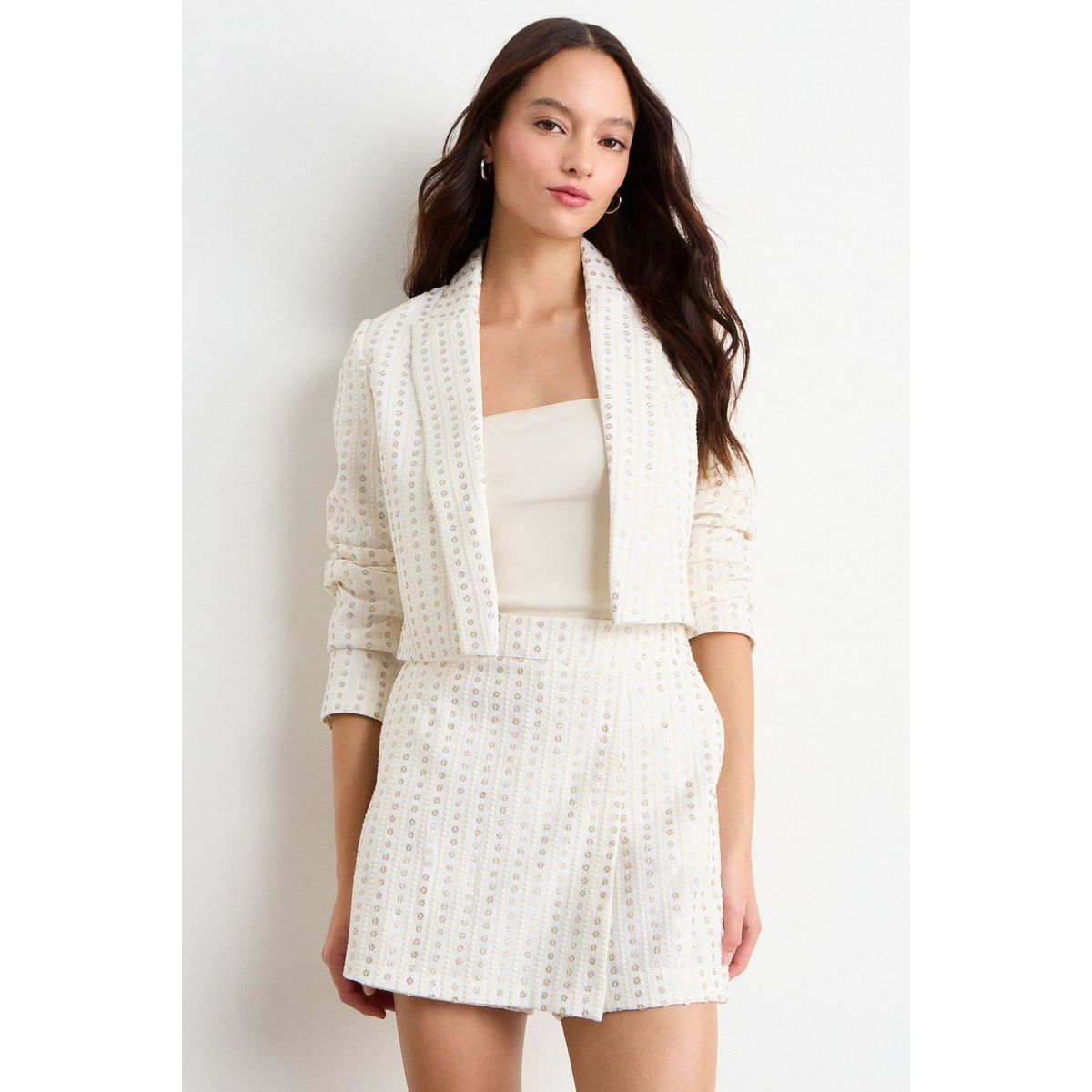 IO - Blazer Fantasia Mujer Crudo Io