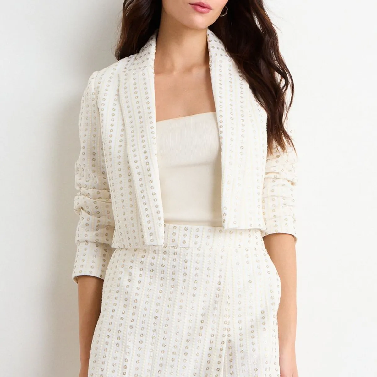 IO - Blazer Fantasia Mujer Crudo Io