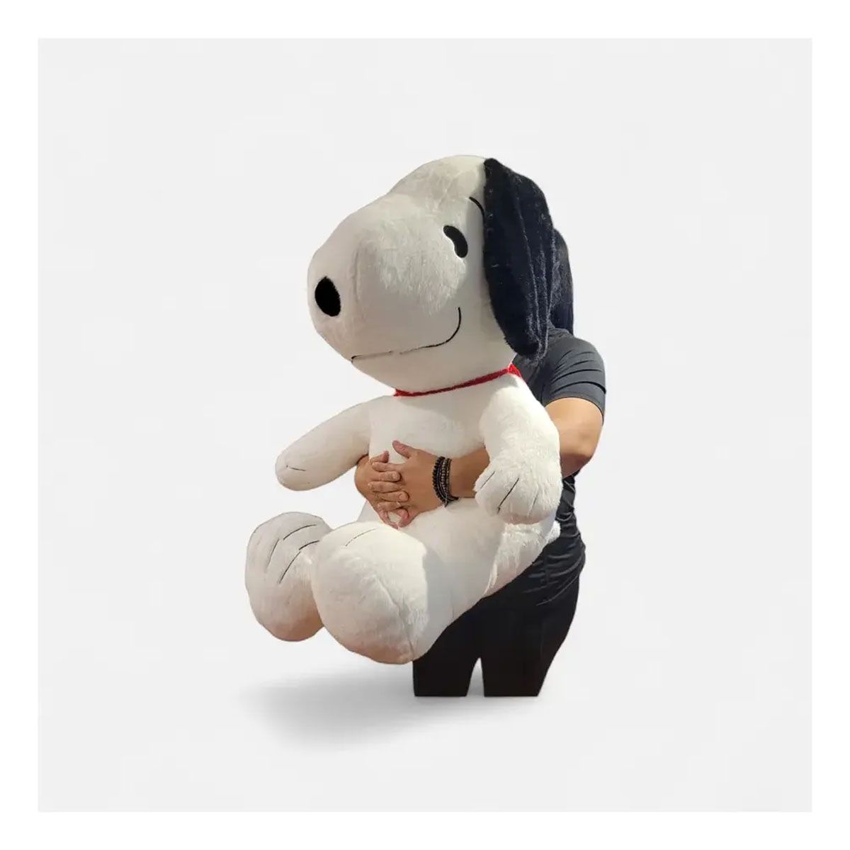 MORLAN - Snoopy Gigante 110 cm – Peluche, Suave y Súper Abrazable
