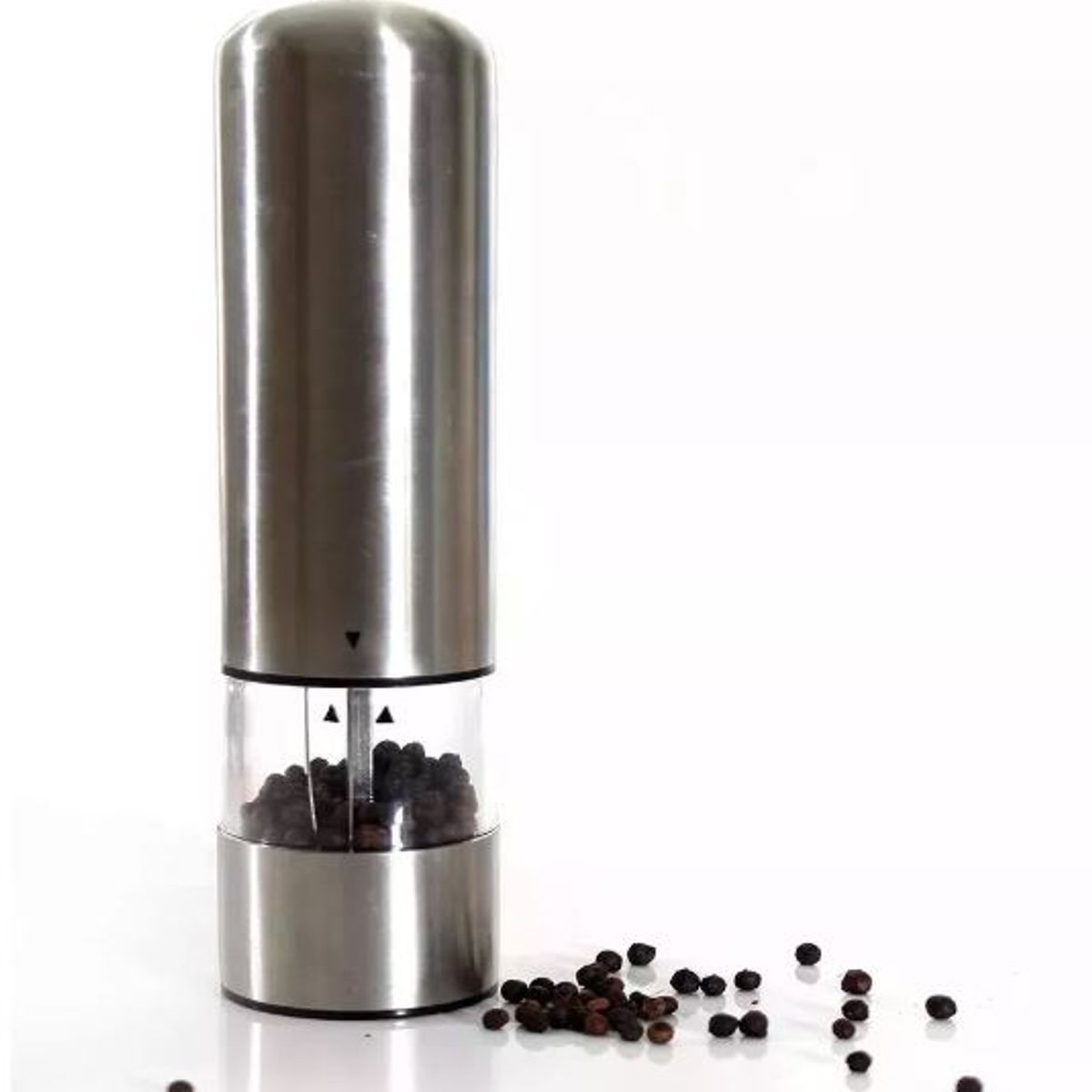 GENERICO - Moledor Eléctrico Pimienta Sal Café Acero Inoxidable