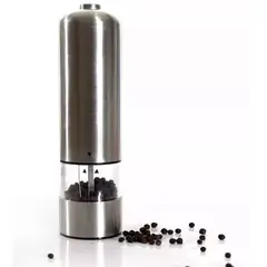 GENERICO - Moledor Eléctrico Pimienta Sal Café Acero Inoxidable