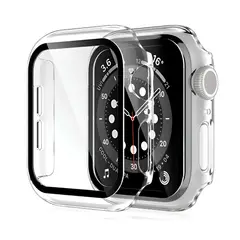 GENERICO - Protector Carcasa Slim + Glass Para Apple Watch 41mm Transparente