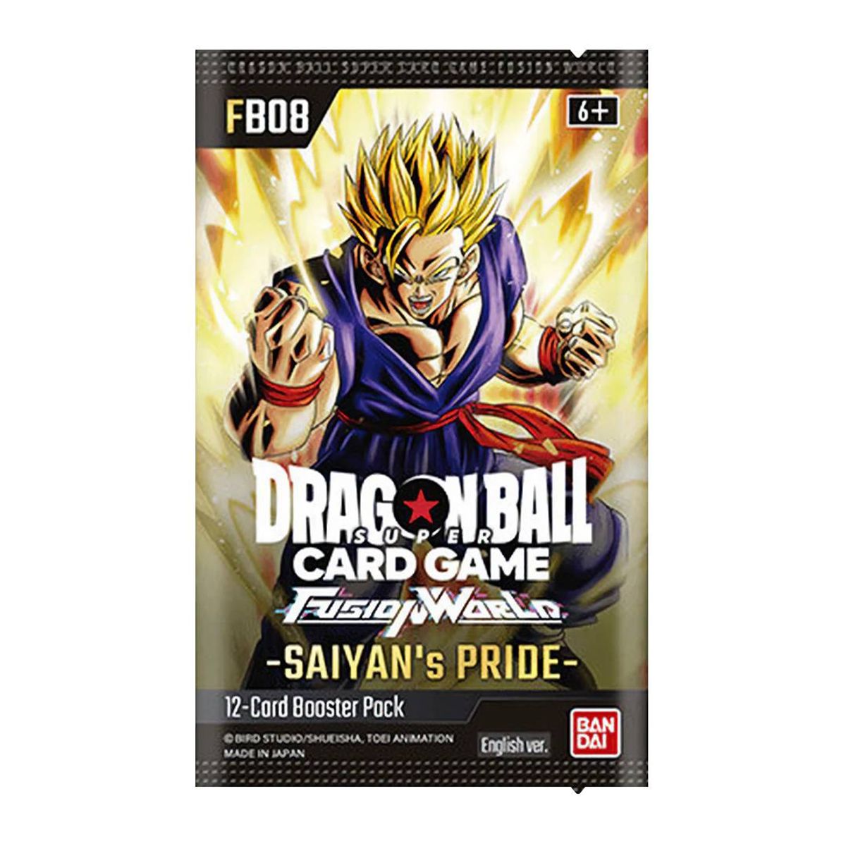BANDAI - DBS TCG: Fusion World - Booster Box 08, Saiyan's Pride FB08