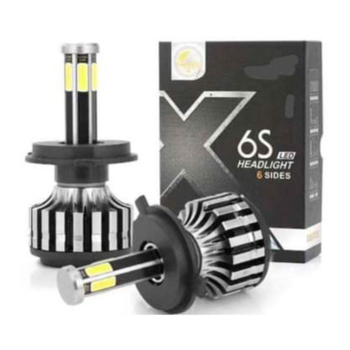 GENERICO - Ampolletas Turbo Led X6S 6 Caras H4 34.000lm con Canbus