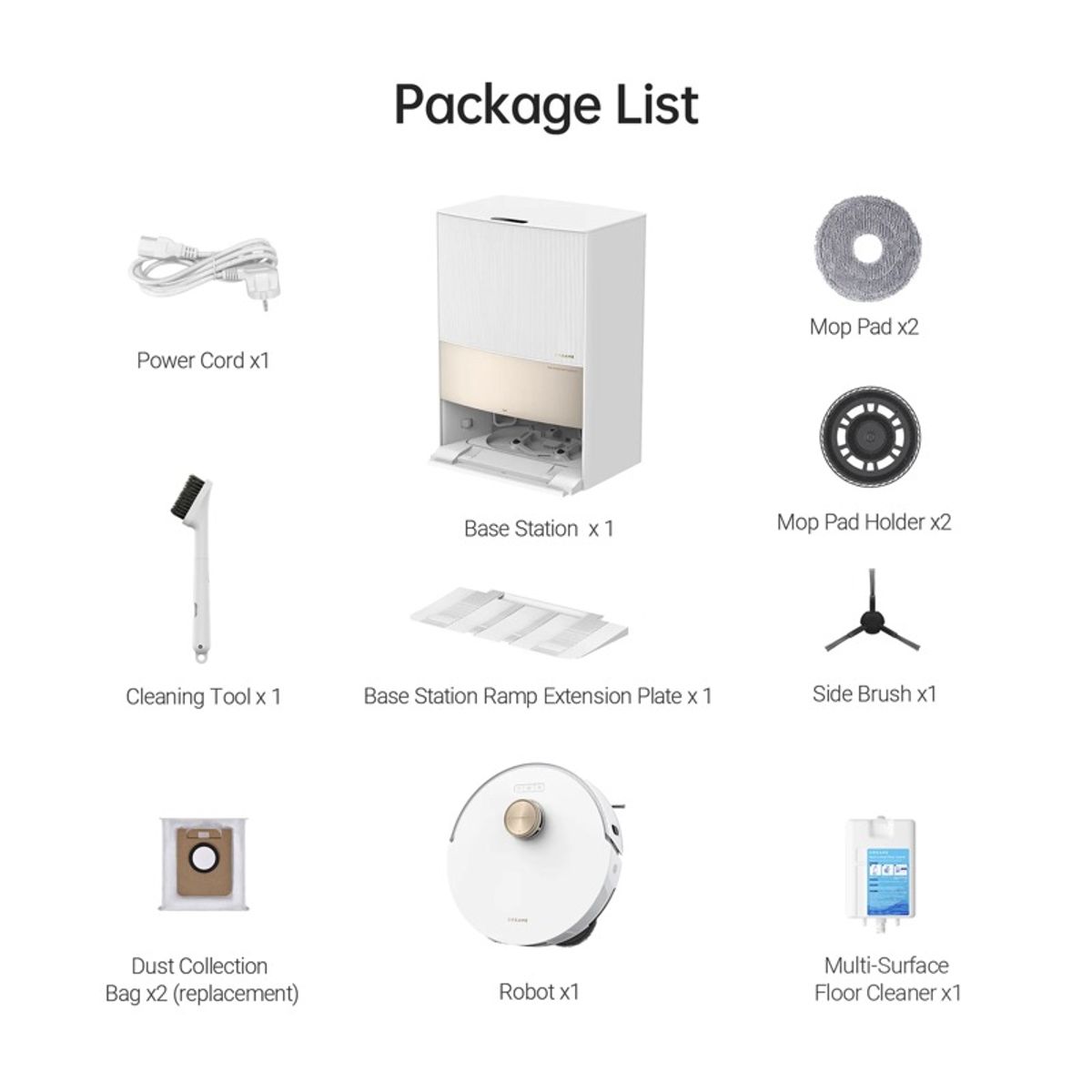 DREAME - Dreame L20 Ultra Robot Aspirador y trapeador con fregona Color Blanco