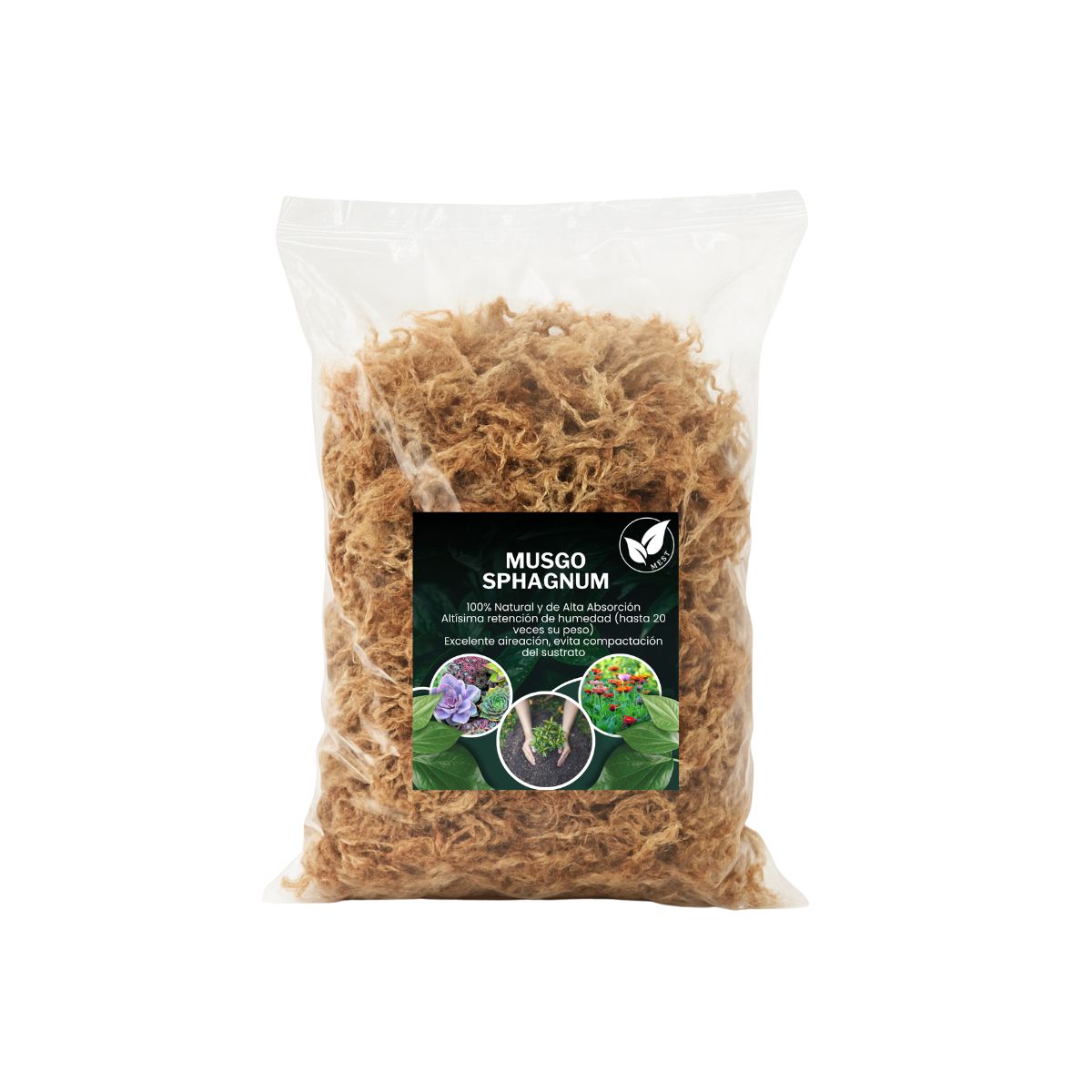 GENERICO - Musgo Sphagnum 10 Litros Deshidratado