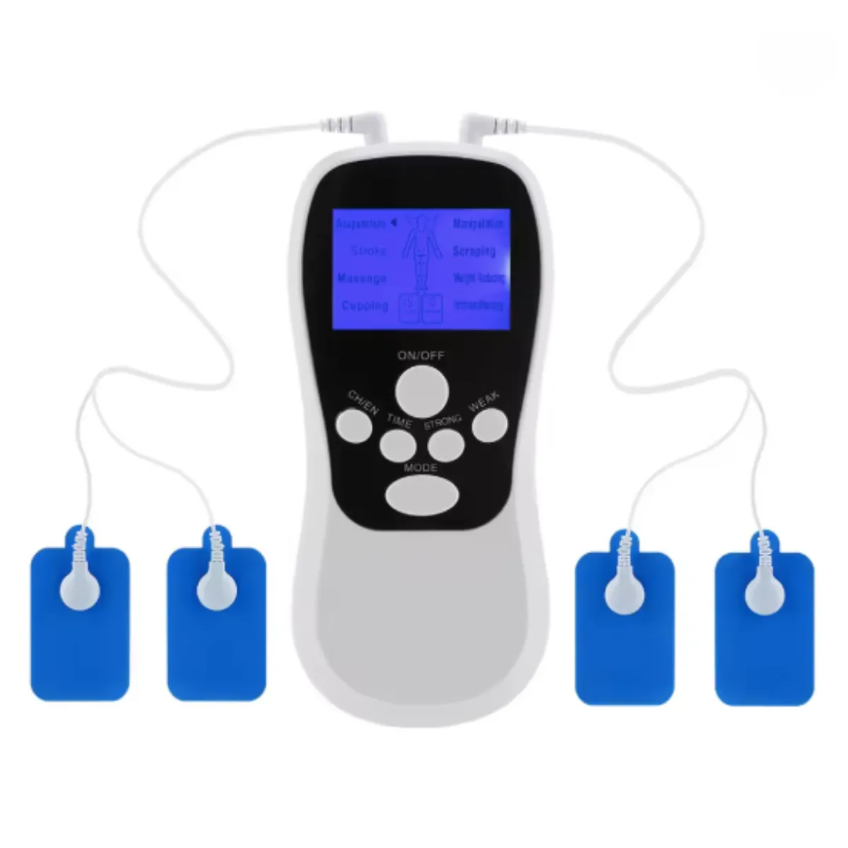 GENERICO - TENS Full Body Smart  Estimulador Muscular Eléctrico Portátil con Pantalla LCD