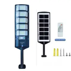 GENERICO - Foco Solar 500W Led Exterior Sensor Movimiento + Control