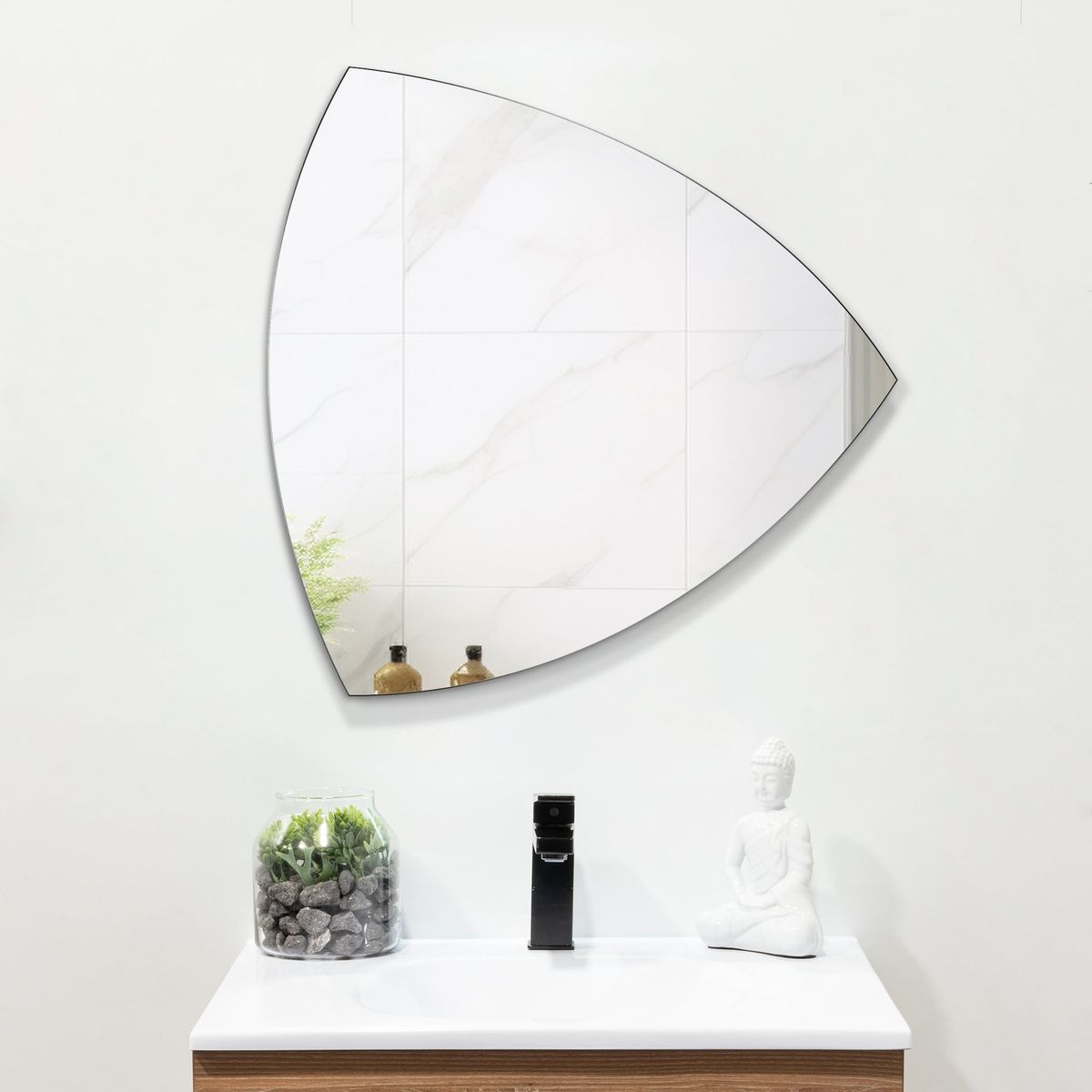 TUHOME - Espejo Waxi Irregular 60x60x19 Cm