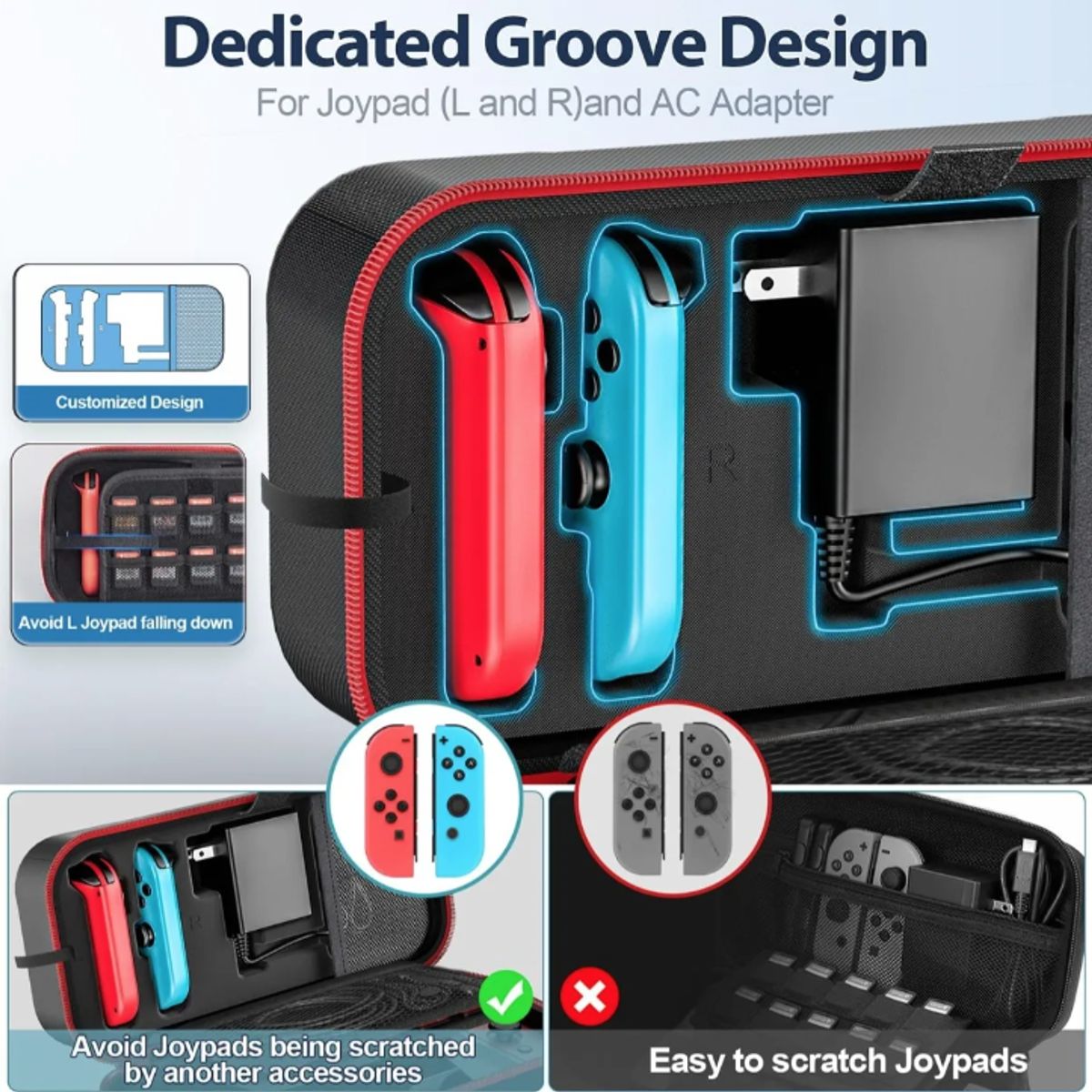 GENERICO - Funda De Transporte Viaje Antigolpes Para Switch & Oled