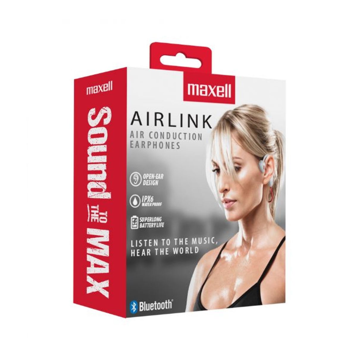 MAXELL - Audífonos Inalámbricos Deportivos Maxell Airlink