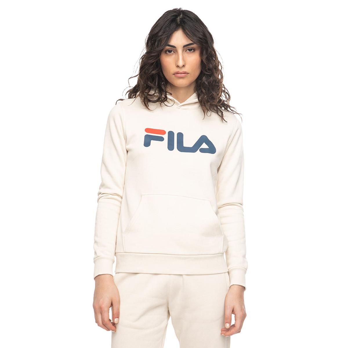 FILA - Polerón Fila Letter Mujer Blanco