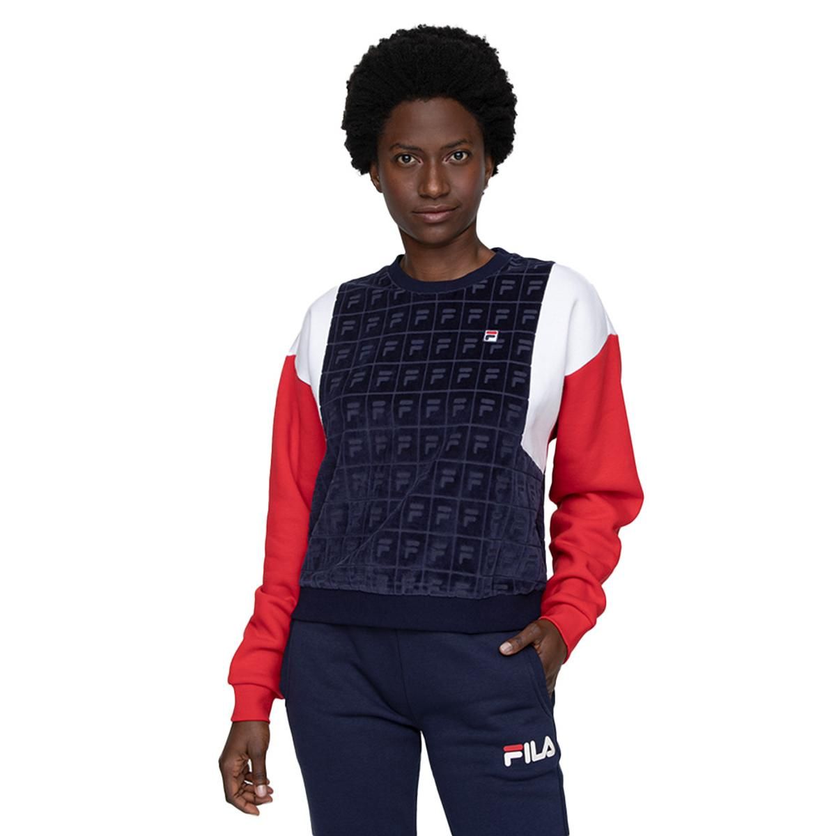 FILA - Polerón Fila Block  Mujer Multicolor