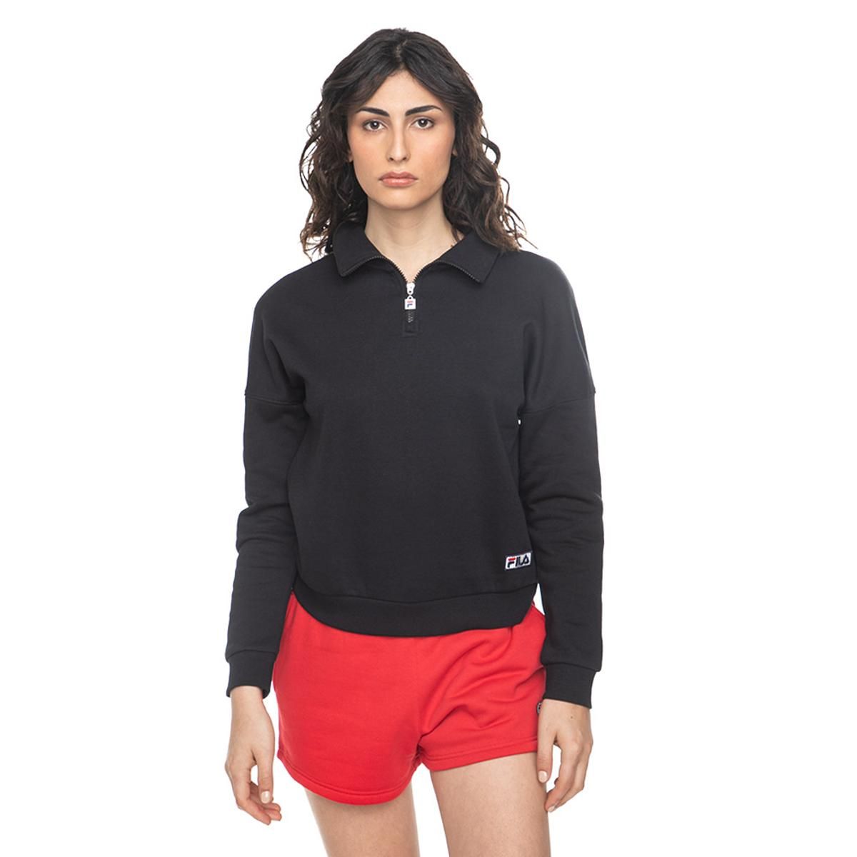 FILA - Polerón Fila Basic Classic Mujer Negro