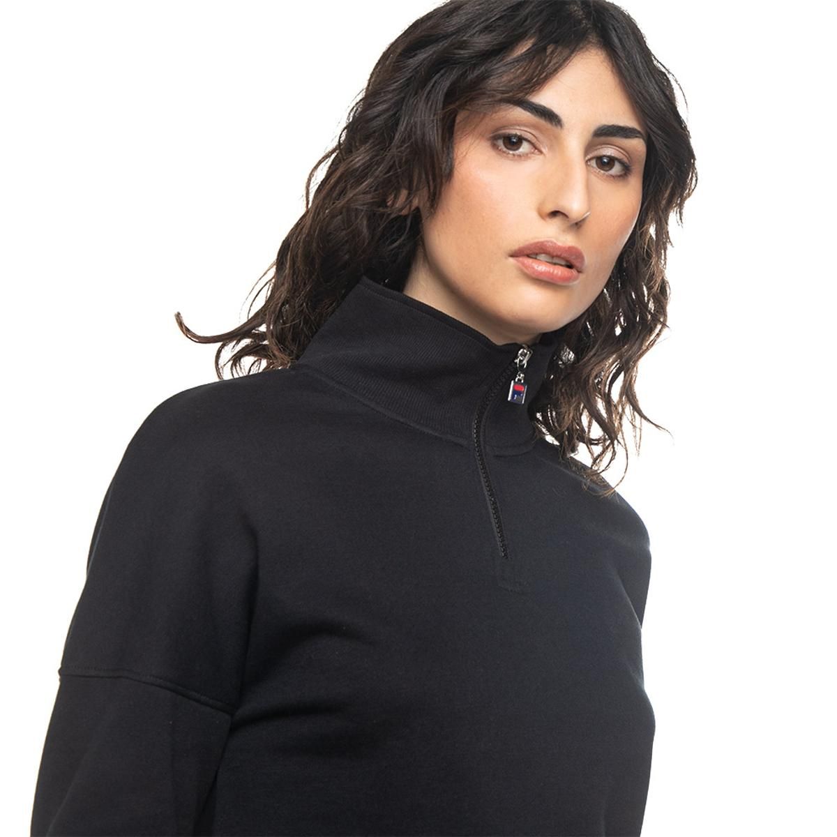 FILA - Polerón Fila Basic Classic Mujer Negro