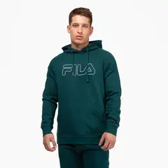 FILA - Polerón Letter Outline Light Hombre Verde