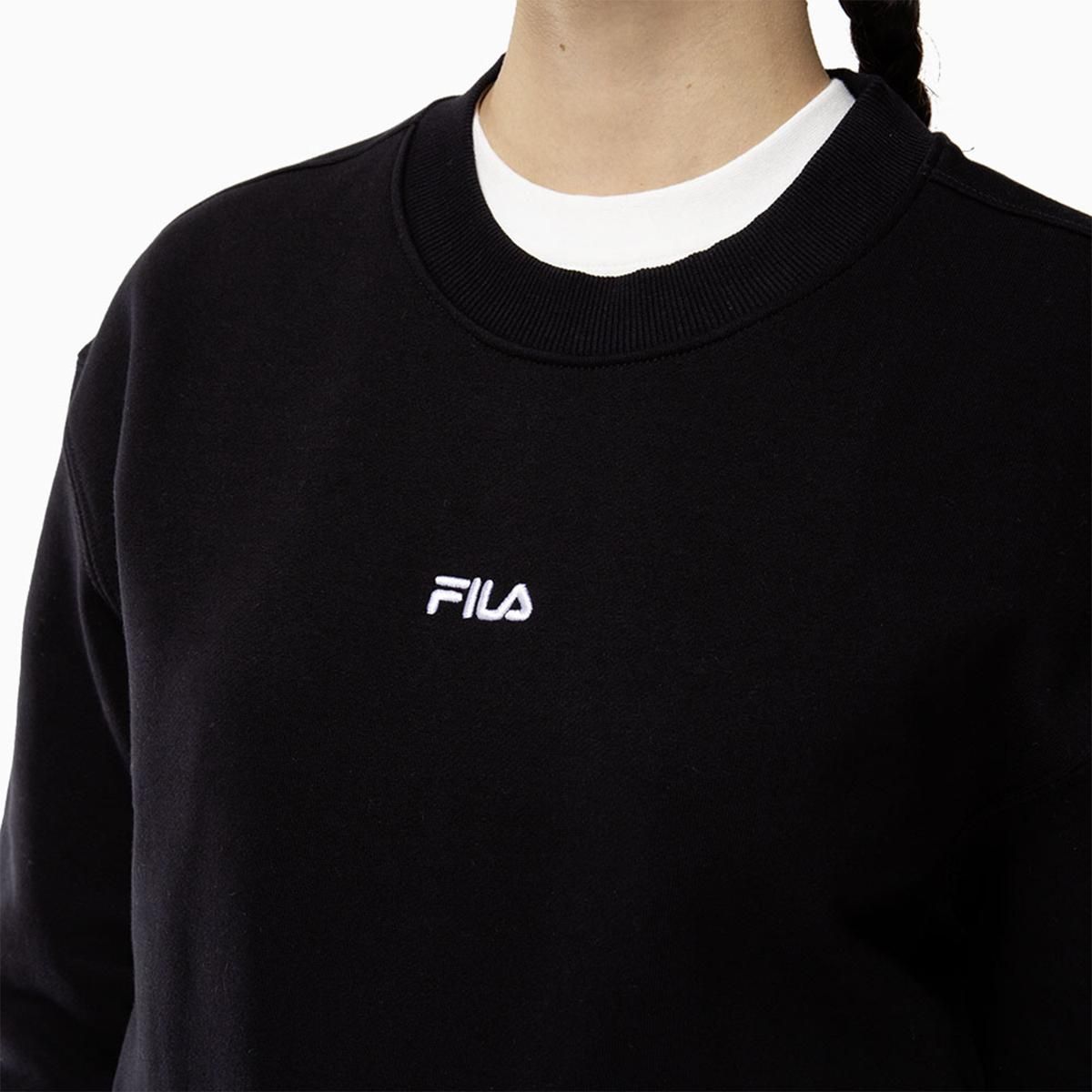 FILA - Polerón Fila Comfort Classic Light Mujer Negro