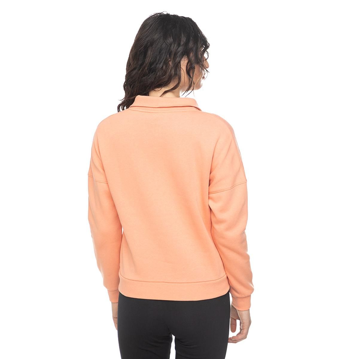FILA - Polerón Fila Basic Classic LT Mujer Naranjo