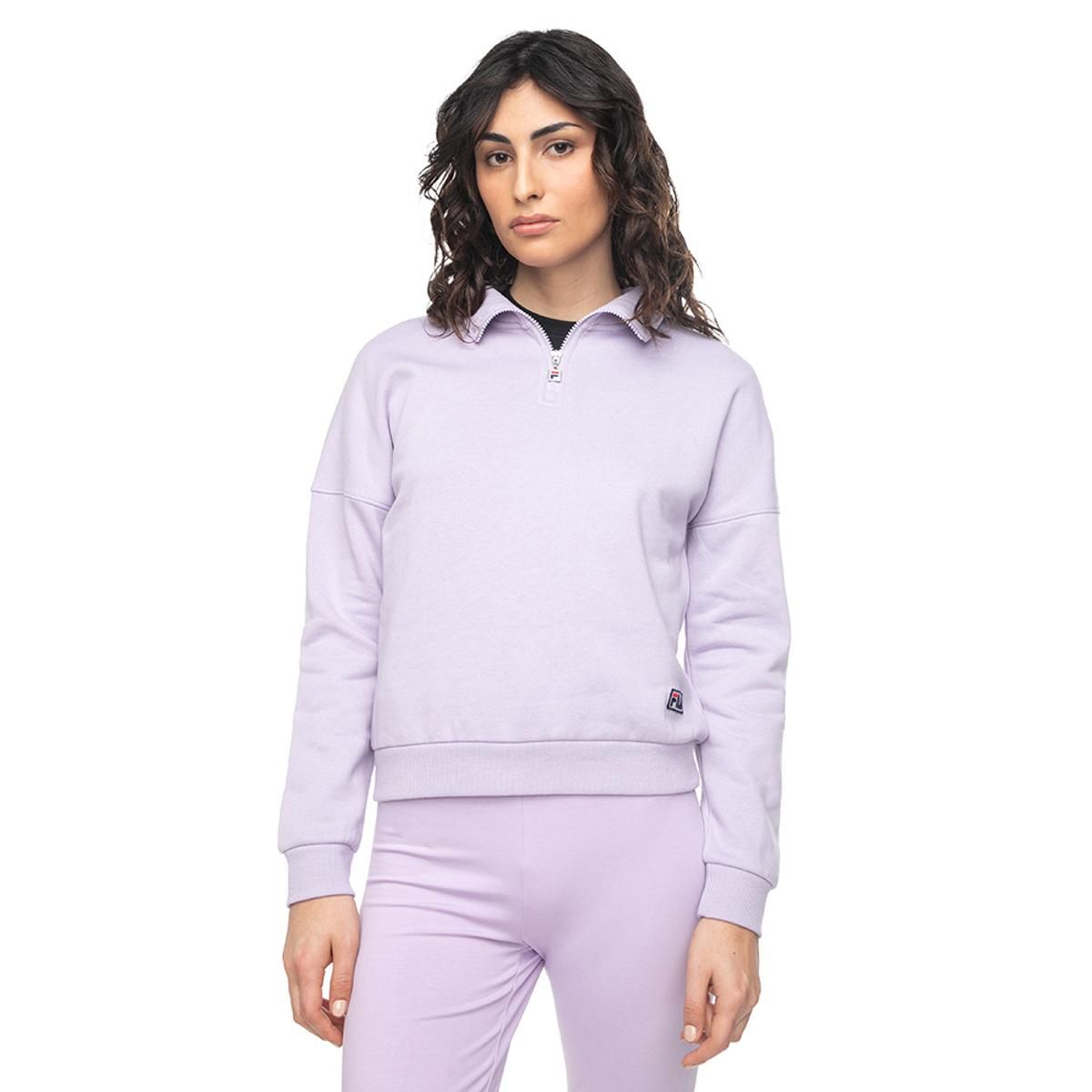FILA - Polerón Fila Basic Classic LT Mujer Morado