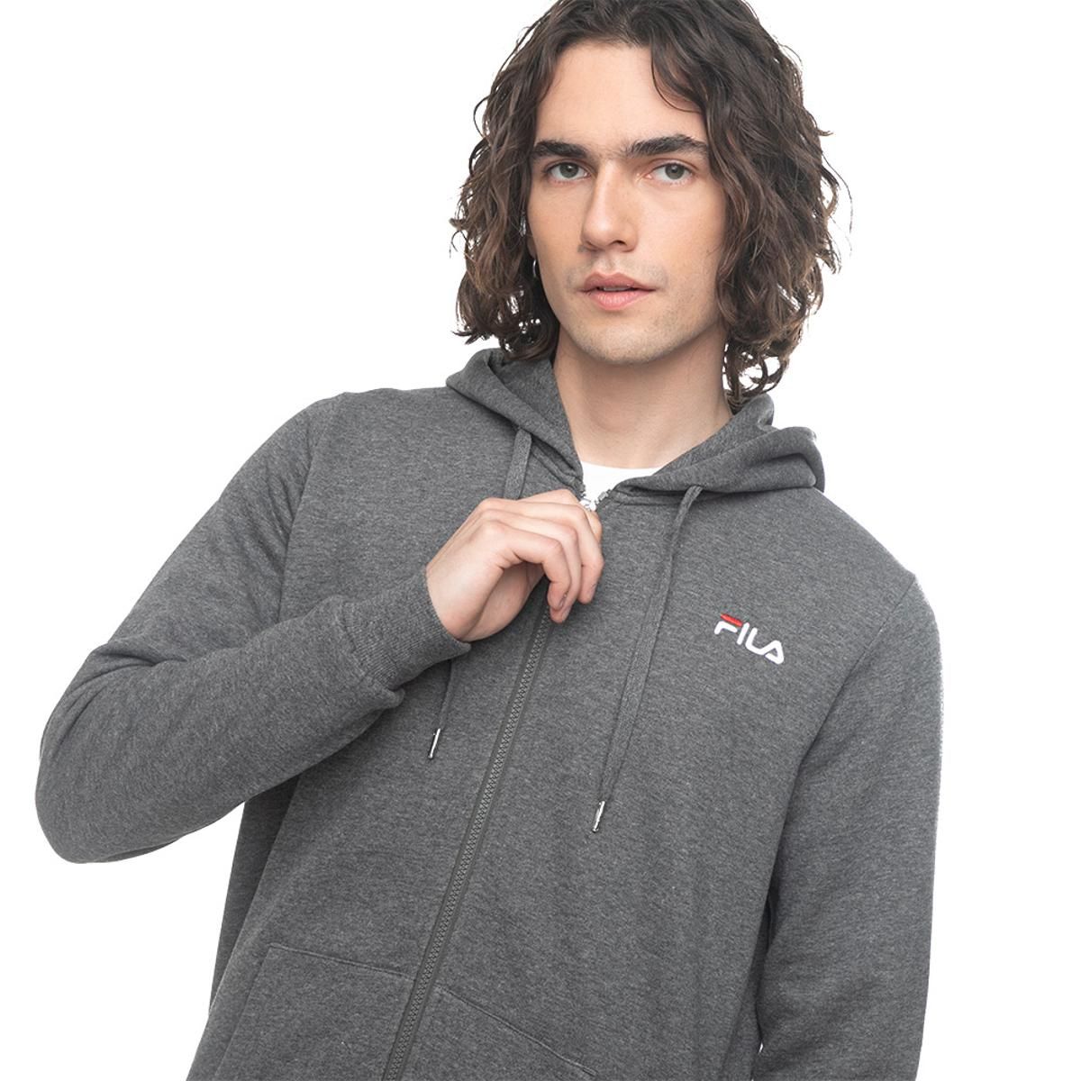 FILA - Polerón Fila Classic Basic Hombre Gris