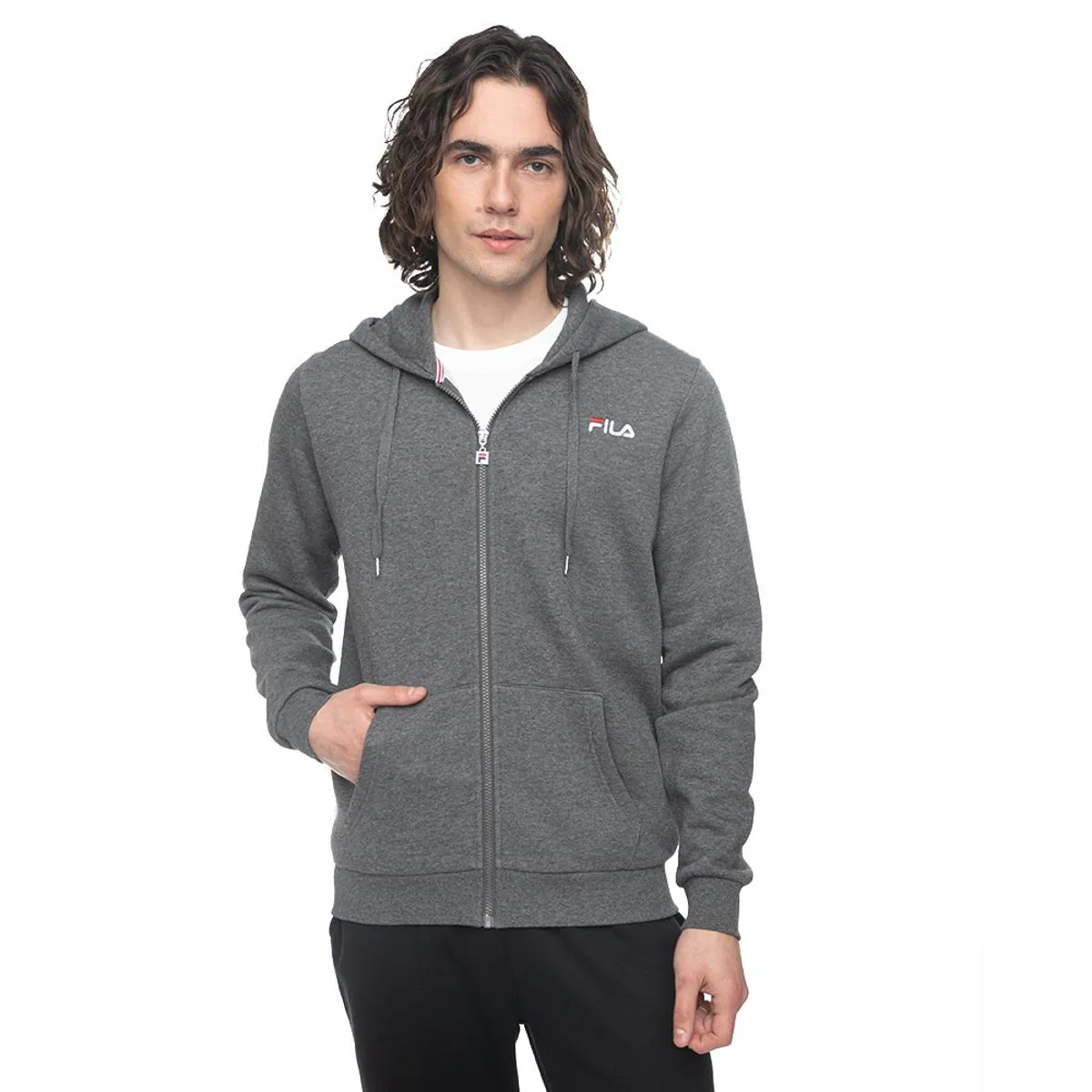 FILA - Polerón Fila Classic Basic Hombre Gris