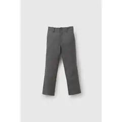 COLLOKY - Pantalón Escolar de niño Gris con Cierre y Botón