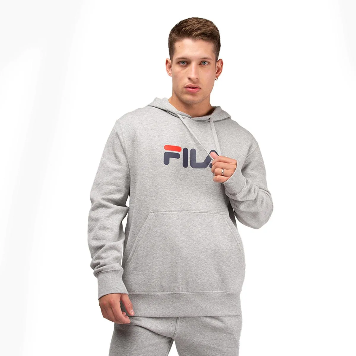 FILA - Polerón Fila Comfort Letter II Hombre Gris