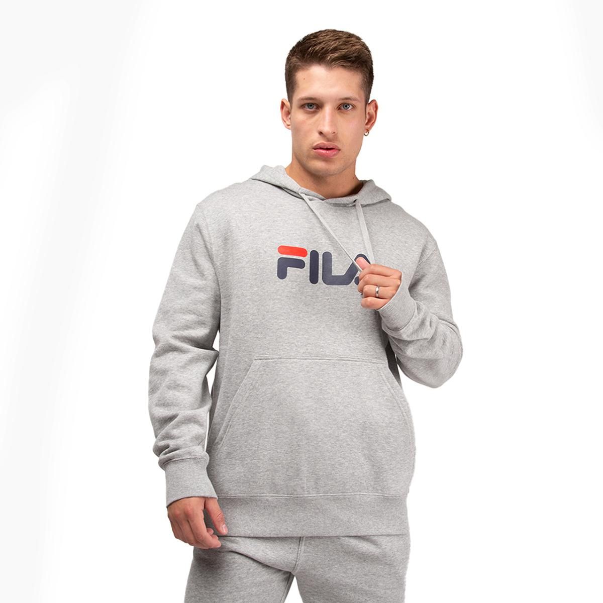 FILA - Polerón Fila Comfort Letter II Hombre Gris