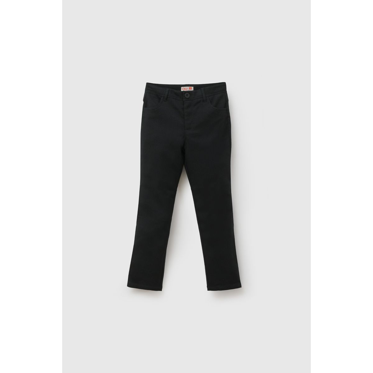 COLLOKY - Pantalón Escolar de niña Azul con Cierre y Botón