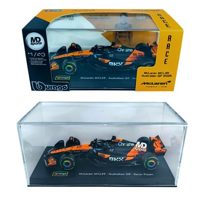 Imagen 2 del producto Auto F1 Mclaren MCL39 GP Australia 2025 #81 Oscar Piastri Caja Acrilica 1:43