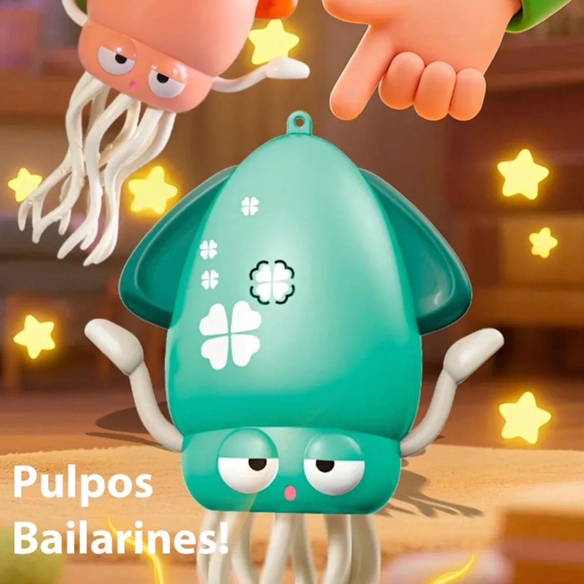 GENERICO - Juguete Pulpo Calamar Bailarin con Musica y Luz
