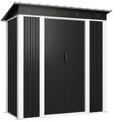 GENERICO - Bodega exterior techo simple 180x90 1.62 M2 - Linea Black SS-01