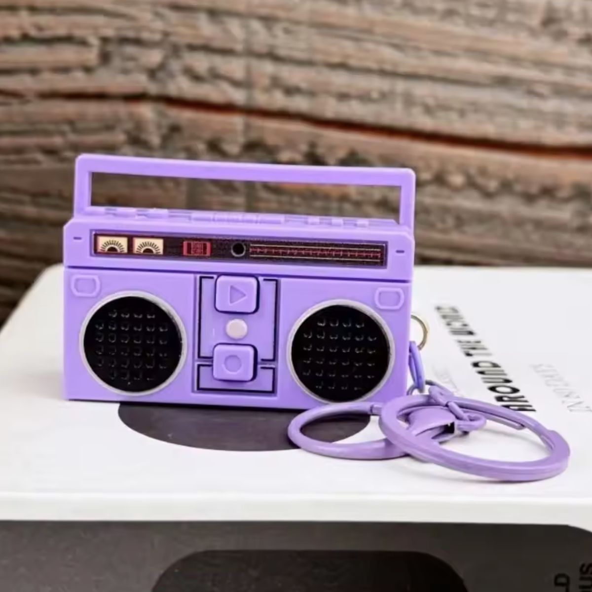 GENERICO - Llavero grabadora radio para recordar compras - Purpura - 10