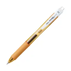 PENTEL - Lápiz Ener Gel X Retráctil 05mm Cuerpo Naranjo Pastel Tinta Negra