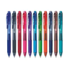 PENTEL - Set 11 Lápiz Ener Gel X Retráctil 05mm