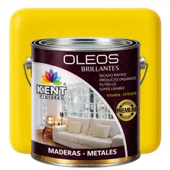KENT - OLEO BRILLANTE PREMIUM - MULTISUPERFICIES - GALON AMARILLO SOL