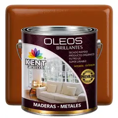 KENT - OLEO BRILLANTE PREMIUM - MULTISUPERFICIES - GALON CEDRO CANELA